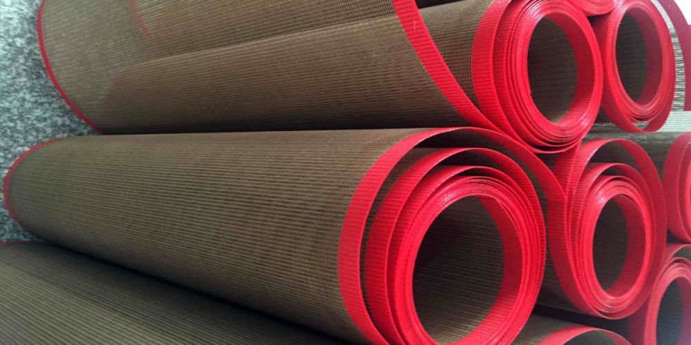 Teflon mesh conveyor belt hot binding edge