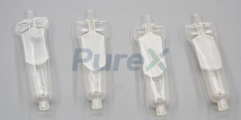 How does the optimized heat-sealing connection process for disposable blood transfusion sets perform?