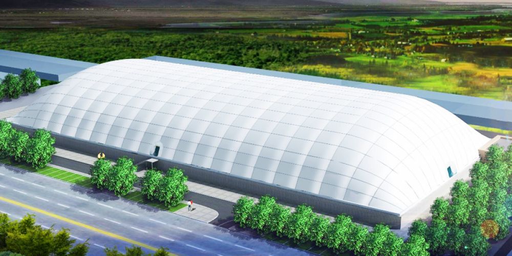 What heat sealing equipment is used for the membrane materials commonly used in membrane architecture?