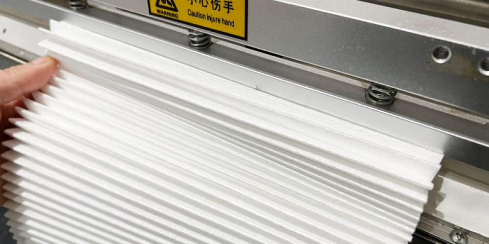 ePTFE folded filter element joint thermal bonding machine