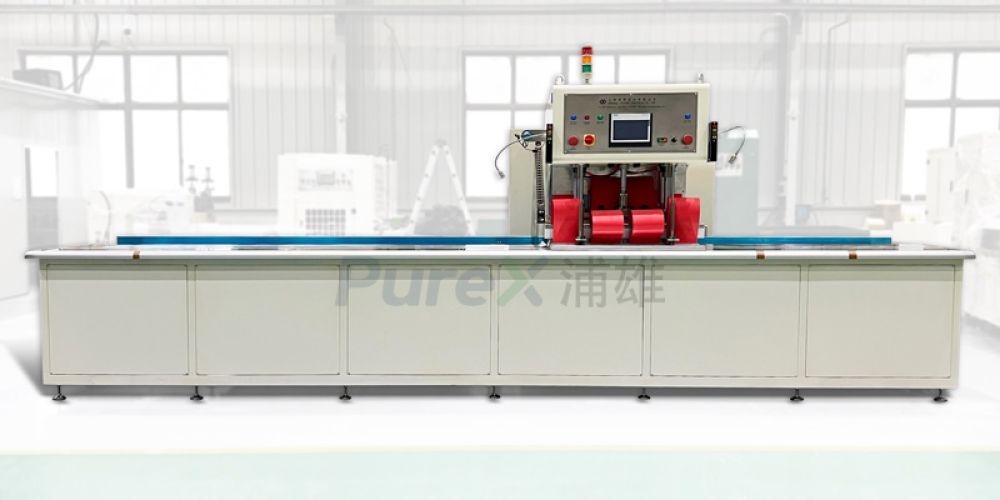 The working principle of the fully automatic rail-mounted PVC film material heat sealing machine