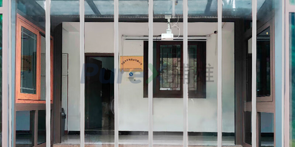 The welding principle and advantages of windbreak door curtain welding