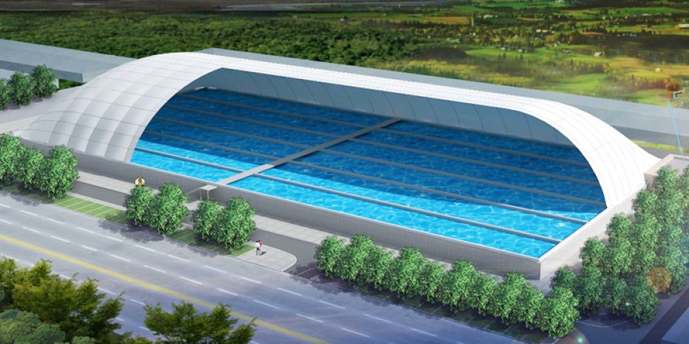 What are the technical features of air-supported membrane structures