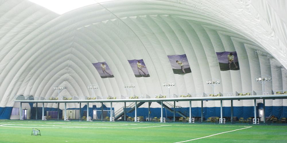 What are the advantages of air-supported membrane structures